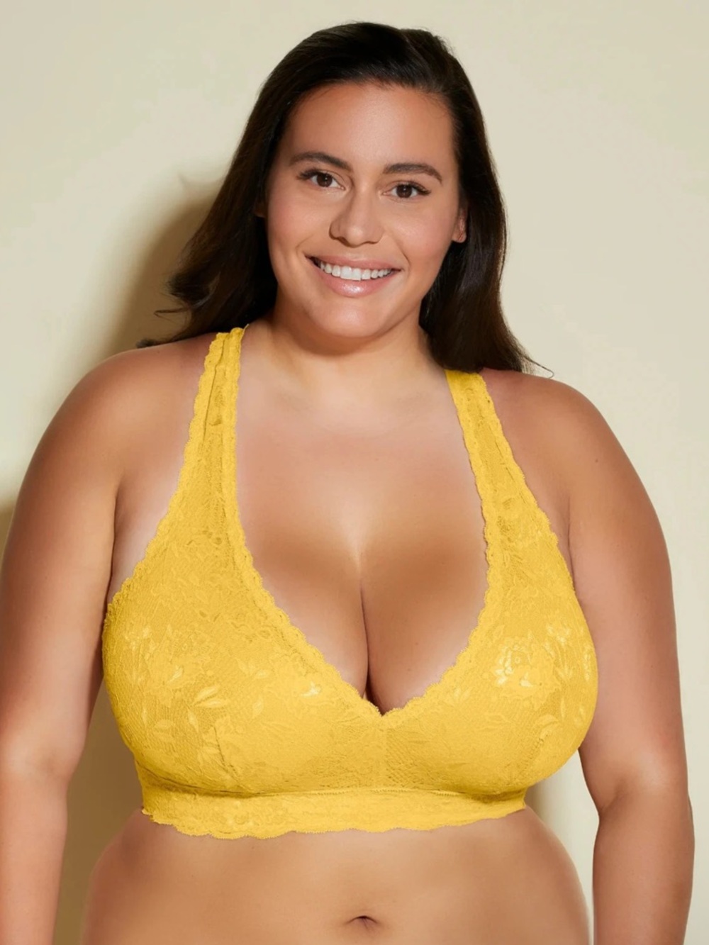 CosaBella Never Say Never Ultra Curvy Racie Racerback Bralette Serengheti Sun
